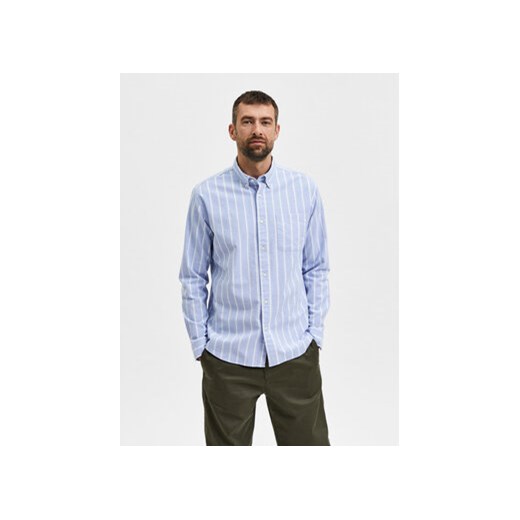 Selected Homme Koszula Rick 16077359 Niebieski Regular Fit ze sklepu MODIVO w kategorii Koszule męskie - zdjęcie 168684517