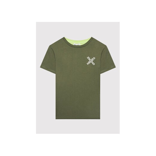 Kenzo Kids T-Shirt K25680 Zielony Regular Fit ze sklepu MODIVO w kategorii T-shirty chłopięce - zdjęcie 168684548