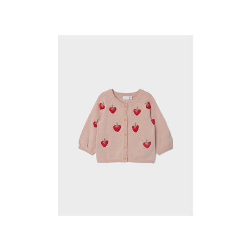 NAME IT Kardigan 13216306 Różowy Regular Fit ze sklepu MODIVO w kategorii Bluzy i swetry - zdjęcie 168684596