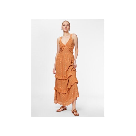TWINSET Sukienka letnia 231TT2050 Pomarańczowy Regular Fit ze sklepu MODIVO w kategorii Sukienki - zdjęcie 168684618