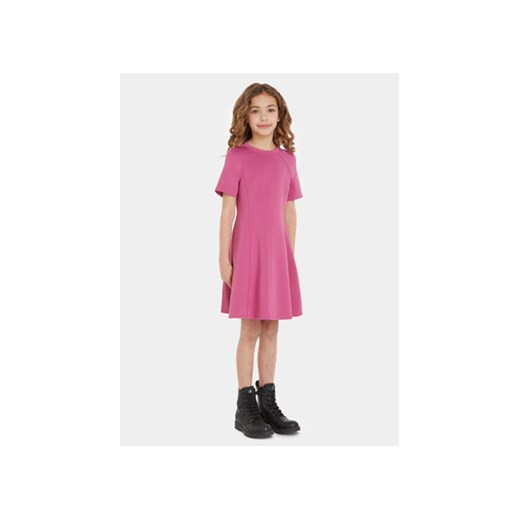 Calvin Klein Jeans Sukienka codzienna IG0IG02228 Różowy Regular Fit ze sklepu MODIVO w kategorii Sukienki dziewczęce - zdjęcie 168684685
