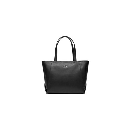 Calvin Klein Torebka Re-Lock Seasonal Shopper Lg K60K611334 Czarny ze sklepu MODIVO w kategorii Torby Shopper bag - zdjęcie 168684696