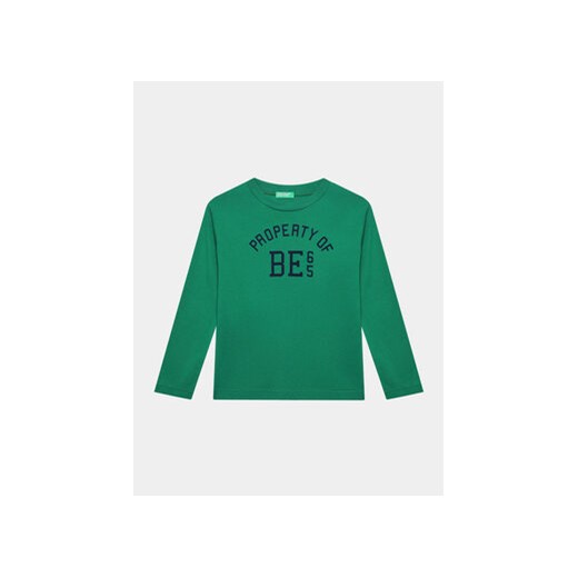 United Colors Of Benetton Bluzka 3096C10DK Zielony Regular Fit ze sklepu MODIVO w kategorii T-shirty chłopięce - zdjęcie 168685608