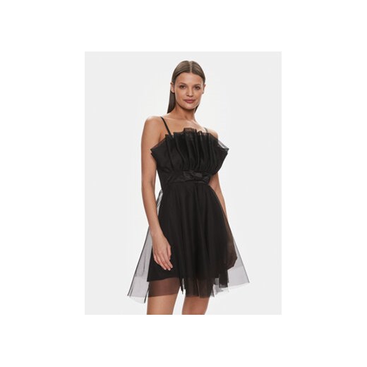 Rinascimento Sukienka koktajlowa CFC0117834003 Czarny Regular Fit ze sklepu MODIVO w kategorii Sukienki - zdjęcie 168685767
