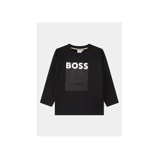 Boss Bluzka J25O75 S Czarny Loose Fit ze sklepu MODIVO w kategorii T-shirty chłopięce - zdjęcie 168685916