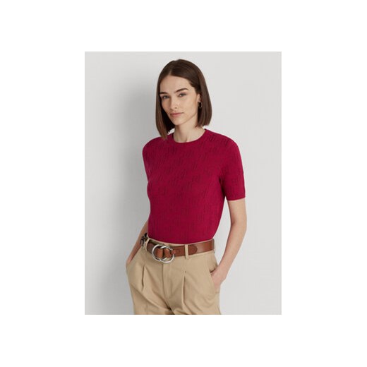 Lauren Ralph Lauren Sweter 200909156003 Różowy Regular Fit L MODIVO okazja