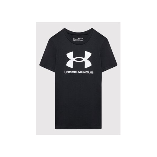 Under Armour T-Shirt Ua Sportstyle Logo 1363282 Czarny Loose Fit ze sklepu MODIVO w kategorii T-shirty chłopięce - zdjęcie 168686476