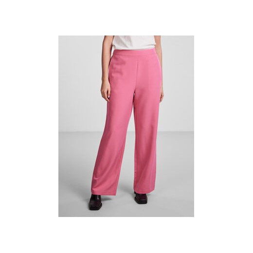 Pieces Spodnie materiałowe Bossy 17140744 Różowy Loose Fit ze sklepu MODIVO w kategorii Spodnie damskie - zdjęcie 168686725