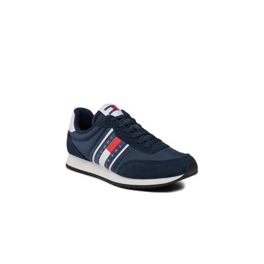 Tommy Jeans Sneakersy Tjm Runner Casual Ess EM0EM01351 Granatowy Tommy Jeans 46 MODIVO