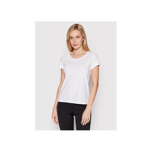4F T-Shirt H4L22-TSD013 Biały Regular Fit ze sklepu MODIVO w kategorii Bluzki damskie - zdjęcie 168687026
