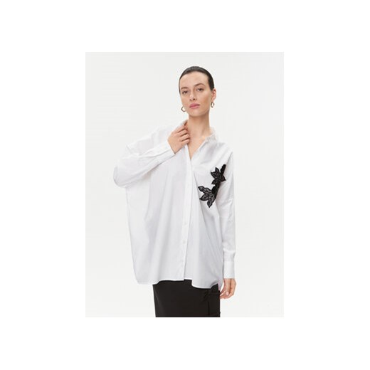 Dixie Koszula CEIQPID Biały Regular Fit ze sklepu MODIVO w kategorii Koszule damskie - zdjęcie 168687519