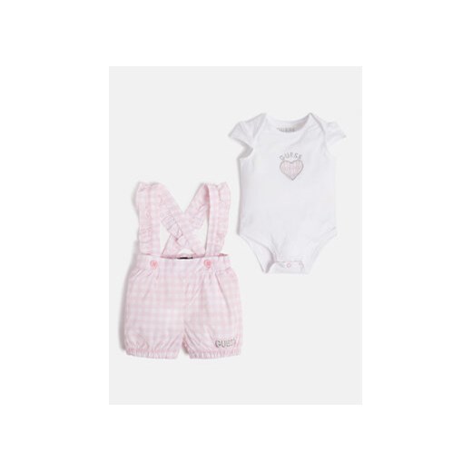Guess Komplet body i szorty A3GG17 K6YW0 Kolorowy Regular Fit ze sklepu MODIVO w kategorii Komplety niemowlęce - zdjęcie 168687839