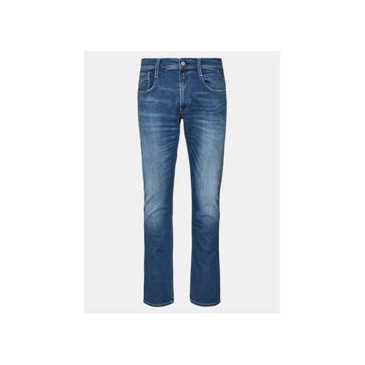 Replay Jeansy Anbass M914Y.000.573 Niebieski Slim Fit Replay 32_32 MODIVO