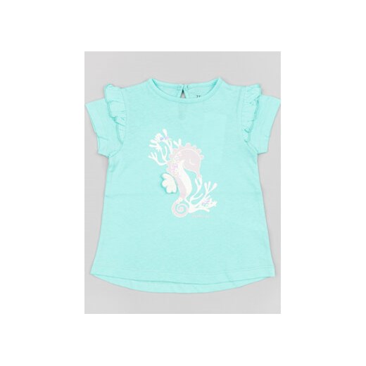 Zippy T-Shirt ZBGAP0303 23012 Niebieski Regular Fit ze sklepu MODIVO w kategorii Bluzki dziewczęce - zdjęcie 168688299