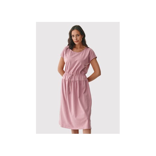 Tatuum Sukienka codzienna Natula T2215.197 Różowy Regular Fit L okazja MODIVO