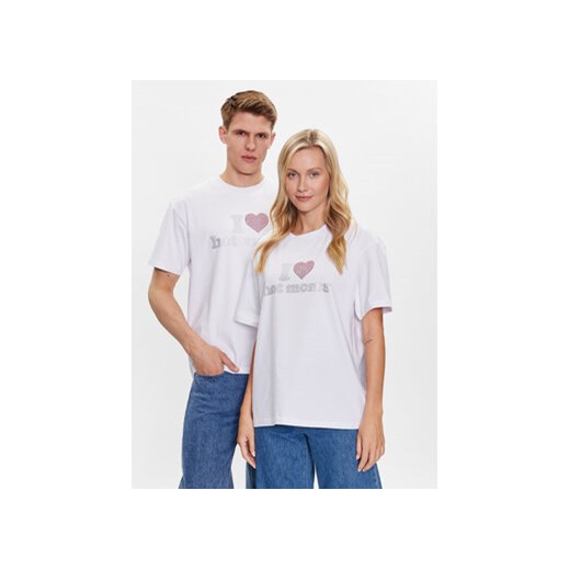 2005 T-Shirt Hot Moms Biały Relaxed Fit ze sklepu MODIVO w kategorii Bluzki damskie - zdjęcie 168689848