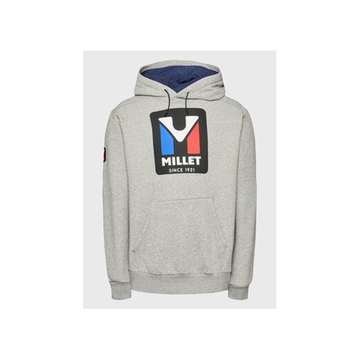 Millet Bluza Heritage Sweat Hoodie M Miv9856 Szary Regular Fit ze sklepu MODIVO w kategorii Bluzy męskie - zdjęcie 168689995