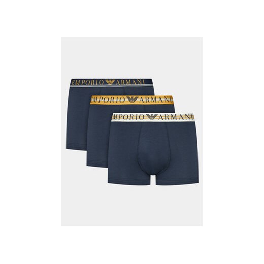Emporio Armani Underwear Komplet 3 par bokserek 111357 3F723 70435 Granatowy S MODIVO okazja
