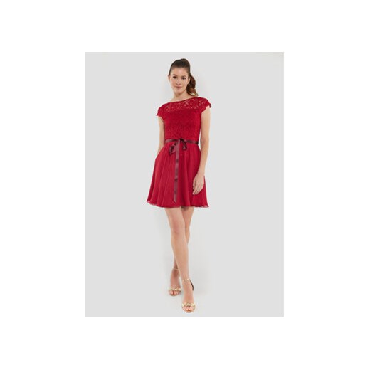 Swing Sukienka koktajlowa 77760510 Czerwony Regular Fit ze sklepu MODIVO w kategorii Sukienki - zdjęcie 168690395
