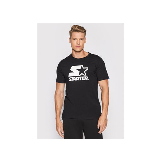 Starter T-Shirt SMG-008-BD Czarny Regular Fit ze sklepu MODIVO w kategorii T-shirty męskie - zdjęcie 168690429