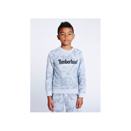 Timberland Bluza T25U10 S Szary Regular Fit ze sklepu MODIVO w kategorii Bluzy chłopięce - zdjęcie 168690896