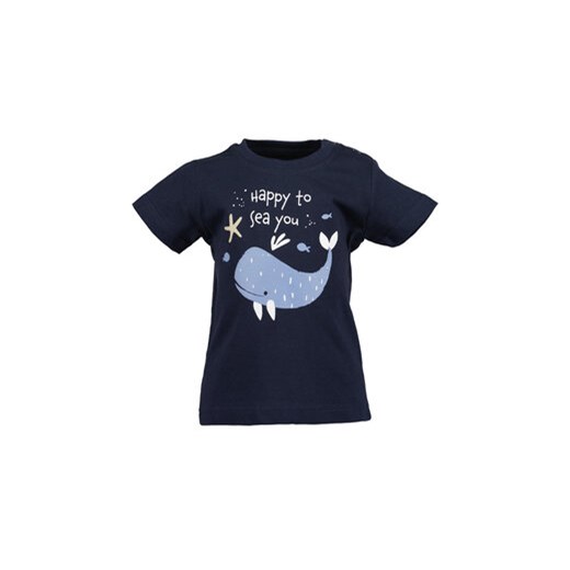 Blue Seven T-Shirt 928144 X Granatowy Regular Fit ze sklepu MODIVO w kategorii Koszulki niemowlęce - zdjęcie 168690969