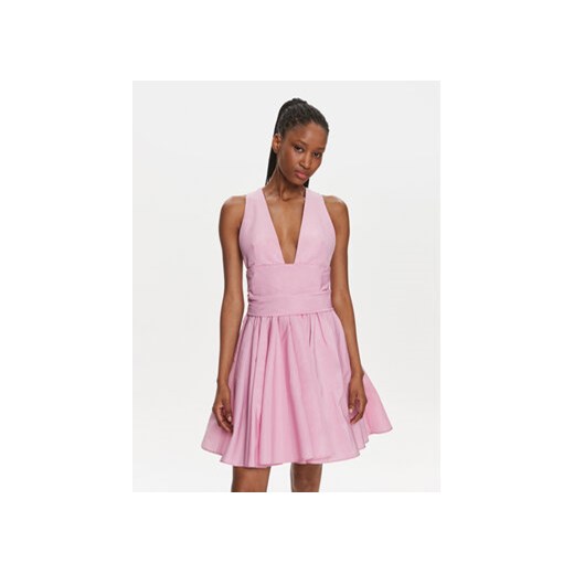 Pinko Sukienka koktajlowa 102777 Y3LE Różowy Regular Fit ze sklepu MODIVO w kategorii Sukienki - zdjęcie 168691006