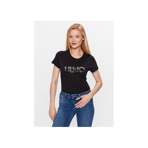 Liu Jo T-Shirt WF3085 J6308 Czarny Regular Fit ze sklepu MODIVO w kategorii Bluzki damskie - zdjęcie 168691159