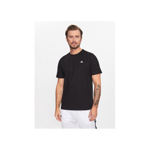 Kappa T-Shirt 313002 Czarny Regular Fit ze sklepu MODIVO w kategorii T-shirty męskie - zdjęcie 168691737