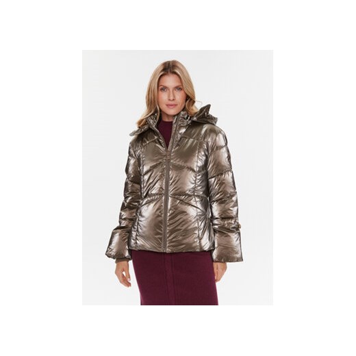 Guess Kurtka puchowa Paloma W3BL25 WFR90 Brązowy Regular Fit Guess XS wyprzedaż MODIVO