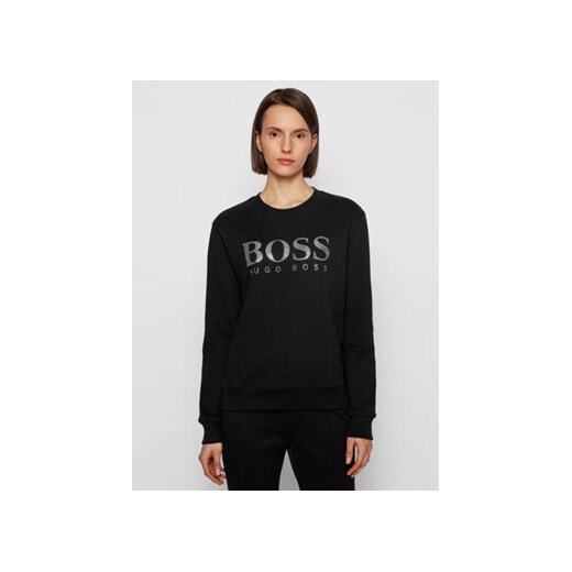 Boss Bluza C_Ebossa 50442497 Czarny Regular Fit ze sklepu MODIVO w kategorii Bluzy damskie - zdjęcie 168693199