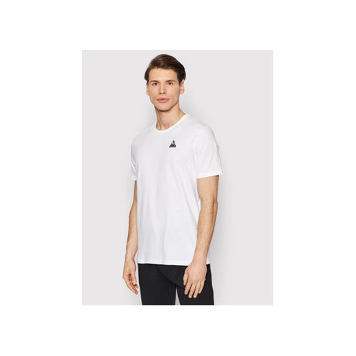 Le Coq Sportif T-Shirt 2120202 Biały Regular Fit ze sklepu MODIVO w kategorii T-shirty męskie - zdjęcie 168693318