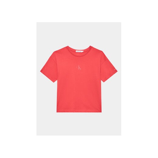 Calvin Klein Jeans T-Shirt IG0IG02136 Różowy Regular Fit ze sklepu MODIVO w kategorii T-shirty chłopięce - zdjęcie 168693725