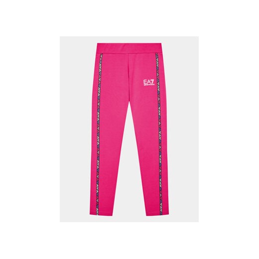 EA7 Emporio Armani Legginsy 3RFP54 FJ4SZ 1417 Różowy Regular Fit 8Y MODIVO