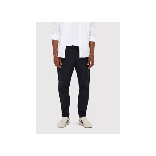Only & Sons Spodnie materiałowe Leo 22013002 Granatowy Regular Fit ze sklepu MODIVO w kategorii Spodnie męskie - zdjęcie 168695285