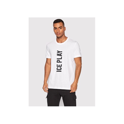 Ice Play T-Shirt 22I U1M0 F017 P400 1101 Biały Regular Fit ze sklepu MODIVO w kategorii T-shirty męskie - zdjęcie 168695605