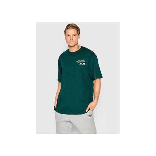 Reebok T-Shirt Certified HH7390 Zielony Relaxed Fit ze sklepu MODIVO w kategorii T-shirty męskie - zdjęcie 168695857