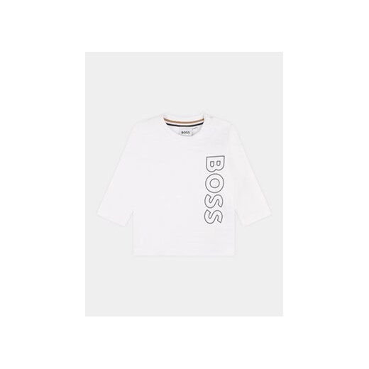 Boss Bluzka J05A21 Biały Regular Fit ze sklepu MODIVO w kategorii Kaftaniki i bluzki - zdjęcie 168696025
