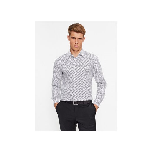 Boss Koszula H-Hank-S-Kent-C1-232 50502959 Biały Slim Fit ze sklepu MODIVO w kategorii Koszule męskie - zdjęcie 168696196