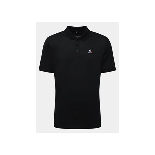 Le Coq Sportif Polo 2310550 Czarny Regular Fit ze sklepu MODIVO w kategorii T-shirty męskie - zdjęcie 168696375