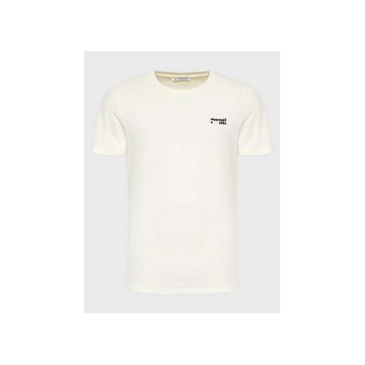 Manuel Ritz T-Shirt 3332M552 223848 Beżowy Regular Fit ze sklepu MODIVO w kategorii T-shirty męskie - zdjęcie 168696807