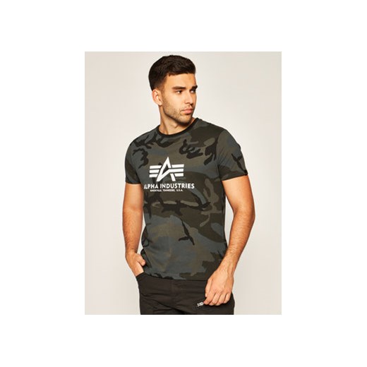 Alpha Industries T-Shirt Basic 100501C Szary Regular Fit Alpha Industries L MODIVO