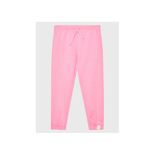 United Colors Of Benetton Spodnie dresowe 3UHRCF02Z Różowy Regular Fit ze sklepu MODIVO w kategorii Spodnie dziewczęce - zdjęcie 168697776