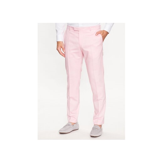 JOOP! Spodnie materiałowe 30036952 Różowy Slim Fit ze sklepu MODIVO w kategorii Spodnie męskie - zdjęcie 168697825