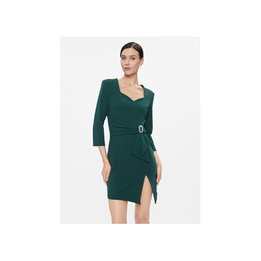 Rinascimento Sukienka koktajlowa CFC0116131003 Zielony Slim Fit ze sklepu MODIVO w kategorii Sukienki - zdjęcie 168698008