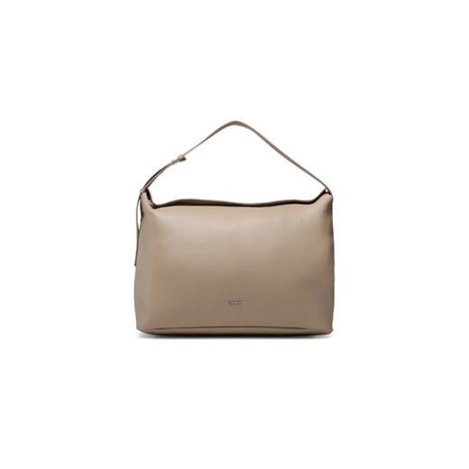 Calvin Klein Torebka Elevated Soft Shoulder Bag Lg K60K610752 Brązowy ze sklepu MODIVO w kategorii Torby Shopper bag - zdjęcie 168698127