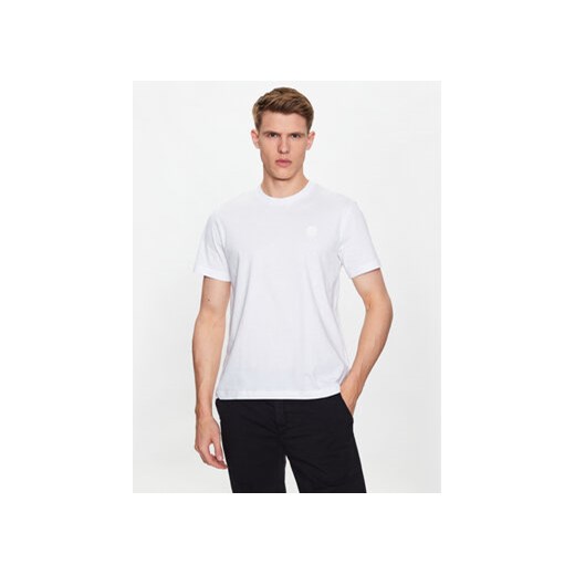 Trussardi T-Shirt 52T00735 Biały Regular Fit ze sklepu MODIVO w kategorii T-shirty męskie - zdjęcie 168698287