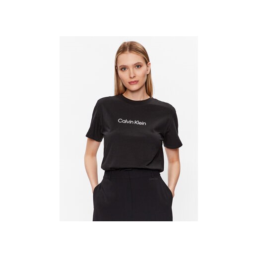 Calvin Klein T-Shirt Hero Logo K20K205448 Czarny Regular Fit ze sklepu MODIVO w kategorii Bluzki damskie - zdjęcie 168698545