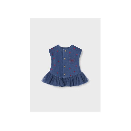 Mayoral Sukienka jeansowa 1827 Niebieski ze sklepu MODIVO w kategorii Sukienki niemowlęce - zdjęcie 168698637