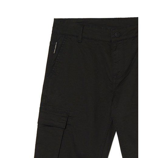 Cropp - Spodnie cargo - czarny ze sklepu Cropp w kategorii Spodnie męskie - zdjęcie 168699047